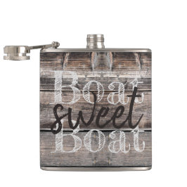素朴なバーンウッドボート甘いボート | フラスク