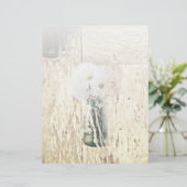 素朴なバーンドウッドカントリー結婚デイジー (スタンド正面)