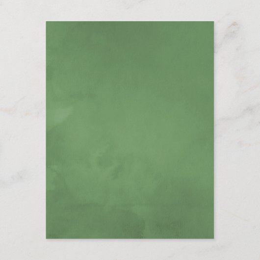 素朴なパステルカラーの花のテラリウムガーデンウェディング エンクロージャーカード (裏面)