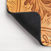 素朴なパターン西欧諸国の用具を使われた革 マウスパッド (コーナー)