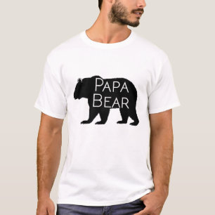 素朴なパパくまのワイシャツ Tシャツ
