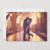 素朴なパンパスグラス テラコッタ ウェディング セーブザデート (裏面)