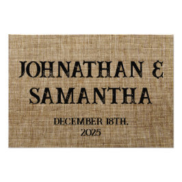 素朴なパーソナライズされたバ結婚ーラップ自然パターン フォトプリント           