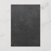 素朴なヒマワリを願う黒板 エンクロージャーカード (裏面)