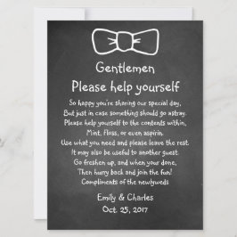 素朴なビンテージ黒板風の結婚式のバスケット看板