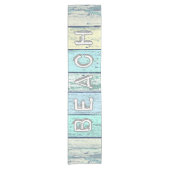 素朴なビーチの流木 ショートテーブルランナー (正面)