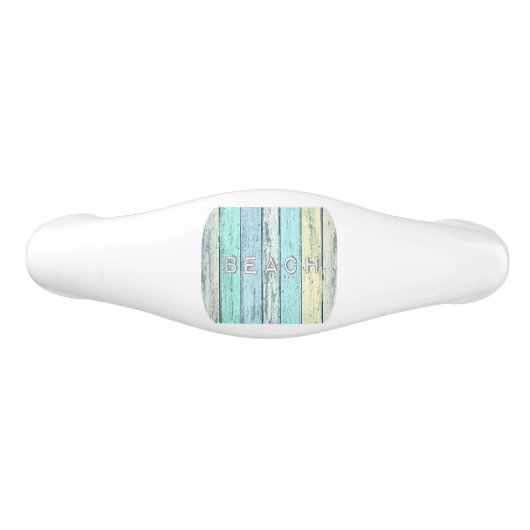 素朴なビーチの流木 セラミック引き出し取っ手 (正面)