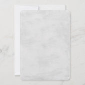 素朴なビーチレースとパールの招待状 招待状 (裏面)