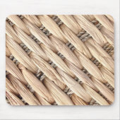 素朴なビーチ熱帯島の編み綿 マウスパッド (正面)