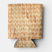 素朴なビーチ熱帯島の編み綿 缶クーラー (正面)