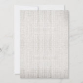 素朴なビーチ結婚式の招待 招待状 (裏面)