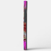 素朴なピンクと錆びた抽象芸術モザイクスケッチ Case-Mate iPhoneケース (裏面 / 左)