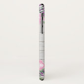 素朴なピンクのシャクヤク|のモノグラム Case-Mate iPhoneケース (裏面/左)