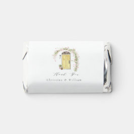 素朴なピンクのローズコテージガーデンウェディング