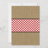 素朴なファミリーベイビーQシャワー 招待状 (裏面)