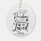 素朴なファームハウススタイルの猫または犬のペットメモリアルキープセーク セラミックオーナメント (左)