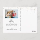 素朴なファームハウストラック | 洗濯ばさみを使った写真のコラージュ ポストカード (裏面)