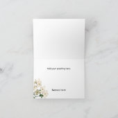 素朴なフェンスの結婚式のお礼 サンキューカード (内部)