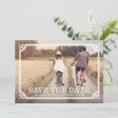素朴なフレーム | Save the Date 発表 セーブザデート (スタンド正面)