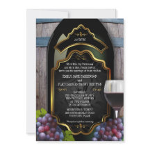 素朴なブドウ園のワイナリーの結婚式