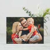 素朴なブラシレタリング感謝祭 シーズンカード (スタンド正面)