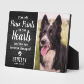 素朴なブラックウッドペットメモリアル | フォトキープセーク フォトプラーク (側面)