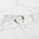 素朴なブルーガムユーカリ甘いハニカムフレーム ペットボトルラベル (シングルラベル)