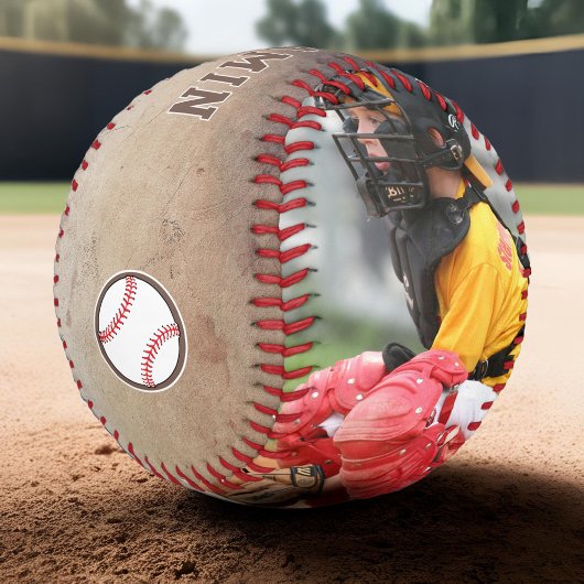 素朴なプレーヤーチーム名番号写真 野球ボール