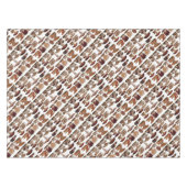 素朴なベジタリアンヴィンテージ林 テーブルクロス (正面(横))