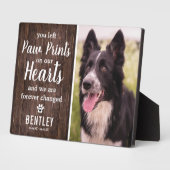 素朴なペットメモリアル | フォトキープセイク フォトプラーク (側面)