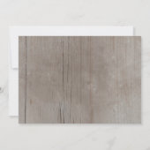 素朴なペリウィンクル色の結婚式の招待状 招待状 (裏面)