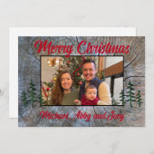 素朴なミニマリストクラシックカスタマイズ可能 シーズンカード (正面/裏面)