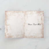 素朴なメイスン結婚ジャー感謝していの君 サンキューカード (内部)