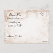 素朴なメイスン結婚ジャー感謝していの君 ポストカード (裏面)