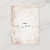 素朴なメイソンの瓶ギフトの登録カード エンクロージャーカード (裏面)