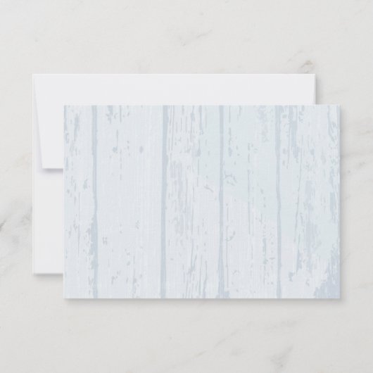 素朴なメイソンジャーとガーベラダイスの返信カード 出欠カード (裏面)