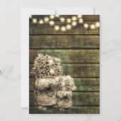 素朴なメイソンジャー テーブルナンバー (裏面)