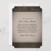 素朴なメモリアル写真感謝カード (裏面)