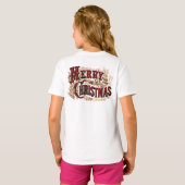素朴なメリークリスマス Tシャツ (裏面フル)