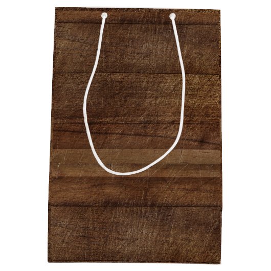 素朴なメーソンジャーのクリスマスのギフトバッグ ミディアムペーパーバッグ (裏面)