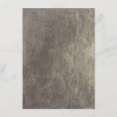 素朴なメーソンジャーのベビーの呼吸結婚式の詳細 エンクロージャーカード (裏面)