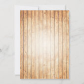 素朴なメーソンジャーの結婚式招待状 招待状 (裏面)