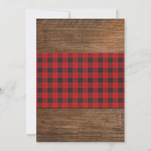 素朴なメーソンジャーの裏庭の第60誕生会 招待状 (裏面)