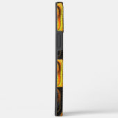 素朴なモザイクの黄色がかった正方形と円 Case-Mate iPhoneケース (裏面 / 右)