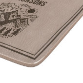 素朴なモダンな山のカスタム カッティングボード (角)