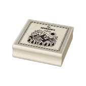 素朴なモダンな山 カスタム ラバースタンプ (スタンプ)