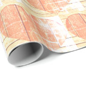 素朴なモダンハート包装紙 ラッピングペーパー (ロールコーナー)