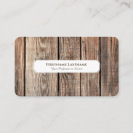 素朴なモダン木材のインテリアエレガントデザイン 名刺