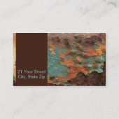 素朴なモダン 名刺 (裏面)