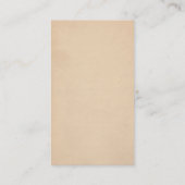 素朴なモダン 名刺 (裏面)